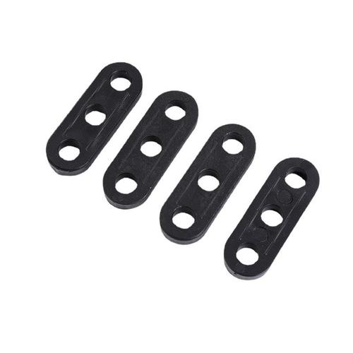 Black fluorescent green three-eye buckle outdoor camping tent canopy fixed three-hole stopper connection rope buckle anti-slip