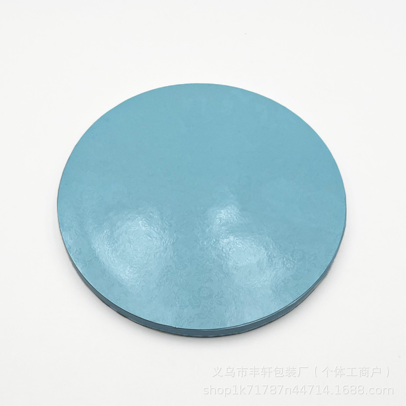 Papel de pastel de pastel de cumpleaños blanco 1.2MM espesar mousse pastel base para comercio exterior