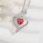 热卖款爱心形跨境母亲节项链