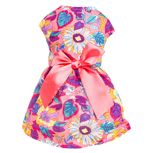  New Dog Clothing European and American Cape Princess Skirt Thin Cotton Woven Pet Clothing Manufacturer Wholesale