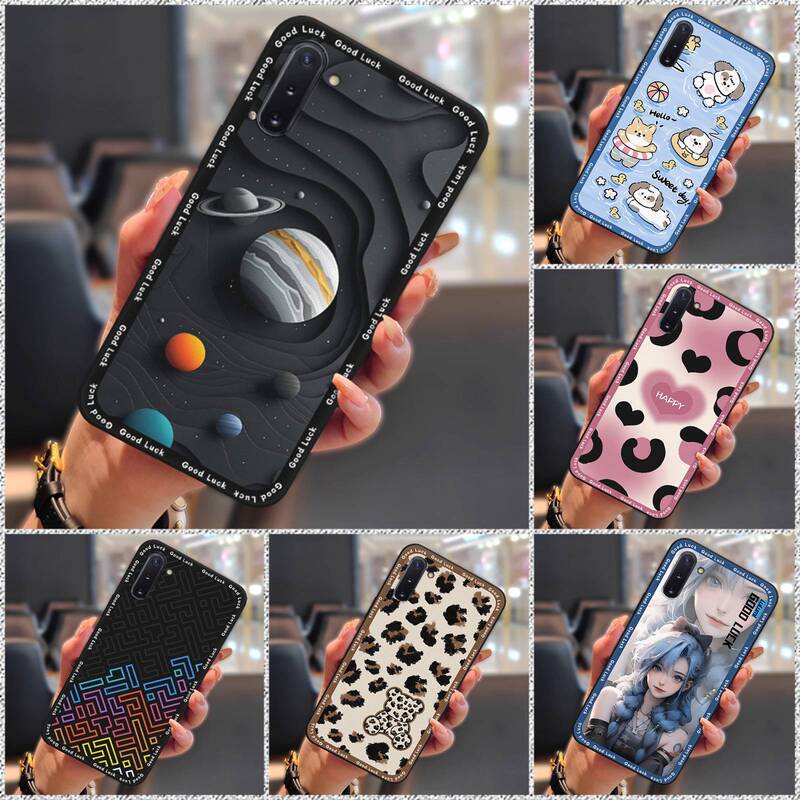 For Samsung Mobile Phone Case Men's and Women's Fashionable Red Personality Solid Color Animation Cartoon Youth Dustproof Silicone Couple