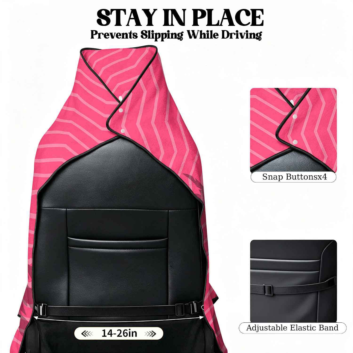 Summer bath towel and car seat cover 2-in-1, ultra-fine fiber outdoor beach and car dual-use universal seat cushion