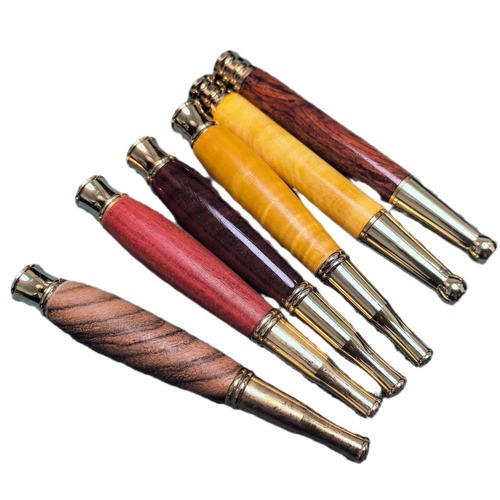 Circulation type thick, medium and fine three-purpose rosewood cigarette holder with removable cleaning filter element cigarette set big belly solid wood smoke purifier