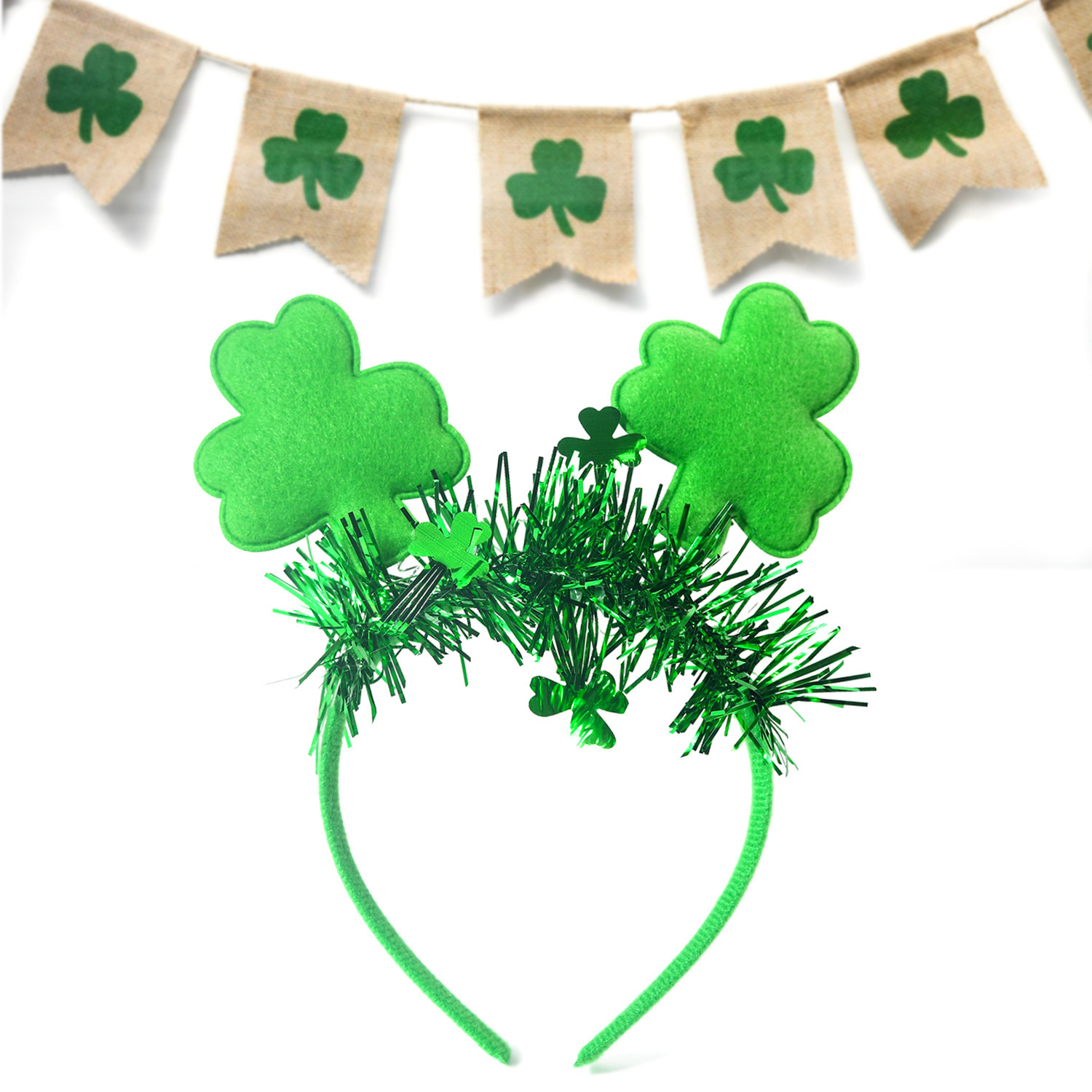 Nuevo cross-border irlandés día de San Patricio Fiesta de carnaval tribol decoración toque