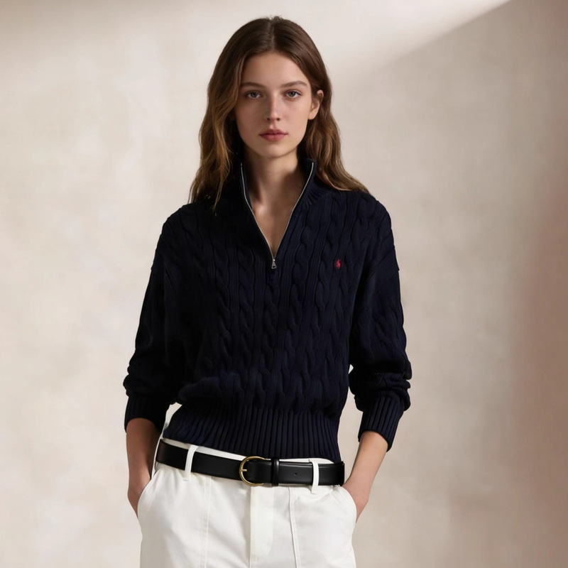 High-End Short Version Rl Ralph Winter Sweater, Nanyou High-End Women's Knitwear, Lazy Style with a Sense of Sophistication High-End Short Version Rl Ralph Winter Sweater, Nanyou High-End Women's Knitwear, Lazy Style with a Sense of Sophistication