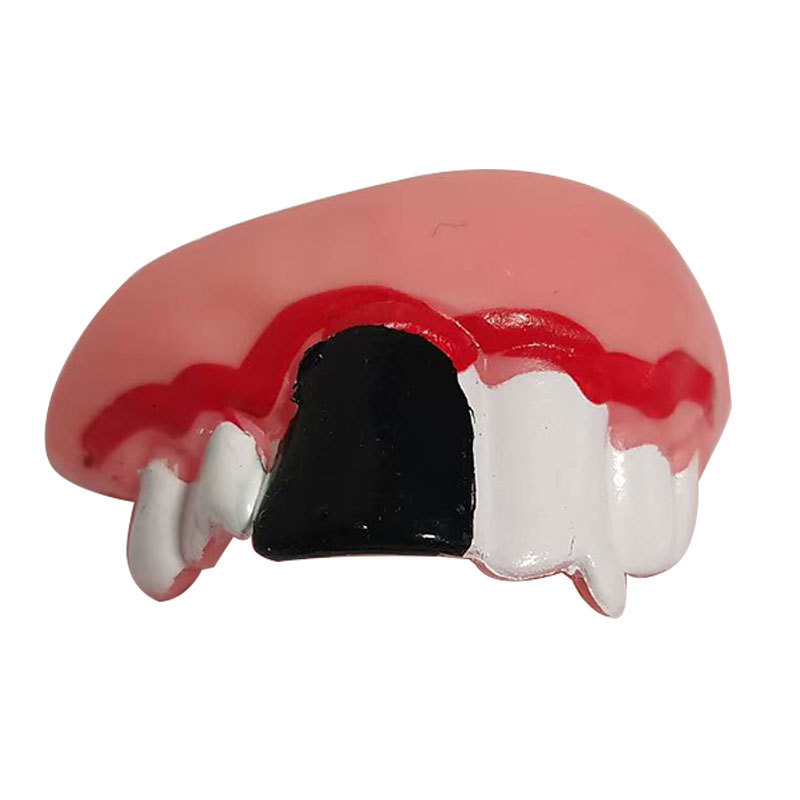 Levantando dentaduras postizas para perros Dientes de Halloween Divertidos y divertidos Divertidos y engañosos Dientes de fábrica de Corgi Dientes de perro Dientes de conejo