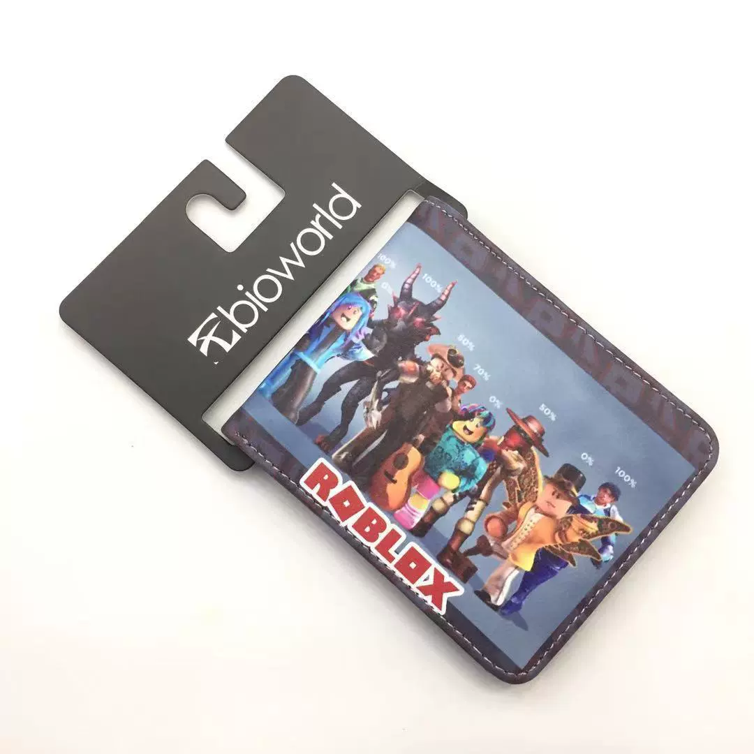 Roblox roblos игра окружающий персонаж логотип студенческий кошелек мужской и женский пары PU кошелек подарок на день рождения