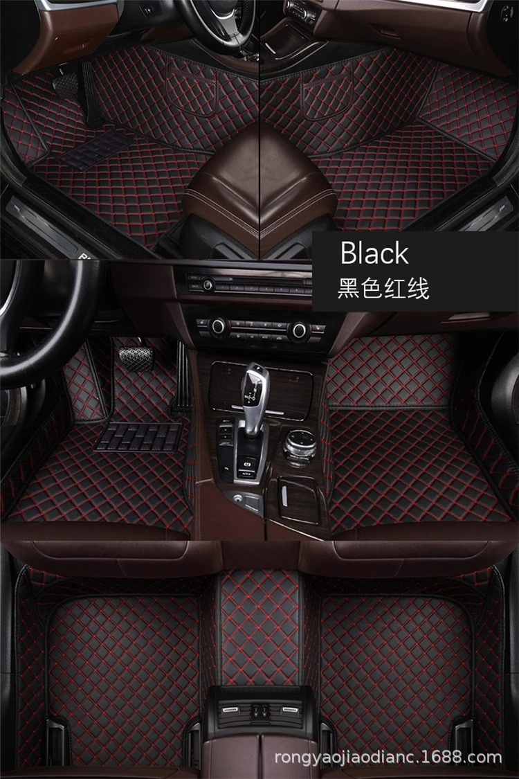 Car Accessories, Special Car-Specific Leather Floor Mats, Manufacturer Wholesale, Universal New Model, Full Surround, Double-Layered
