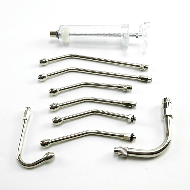 厂家供应兽用针头塑钢兽用注射器喂药管 兽用灌药器 螺口喂药器