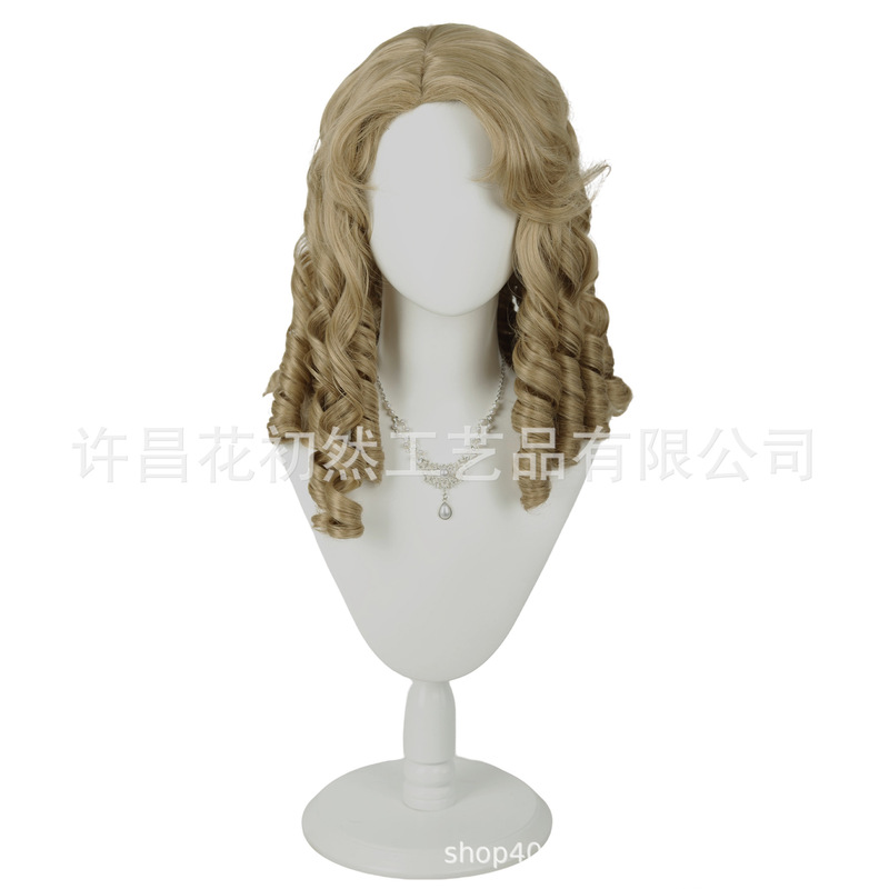 【乙女夢日記】ウィッグ 女性 ロング巻き毛 ダブルポニーテール 虎口クリップ ロリータ ゼノン 古代人形 全頭|undefined