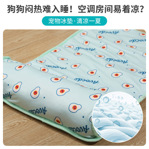 Pet supplies cat bed wholesale Amazon ice mat summer cooling mat ice silk mat dog bed cat bed