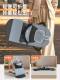 Baby Rocking Chair, Baby Cradle Chair, Recliner, Foldable and Adjustable Rocking Chair, Baby Coaxing Artifact, Universal for All Seasons, Three Gears