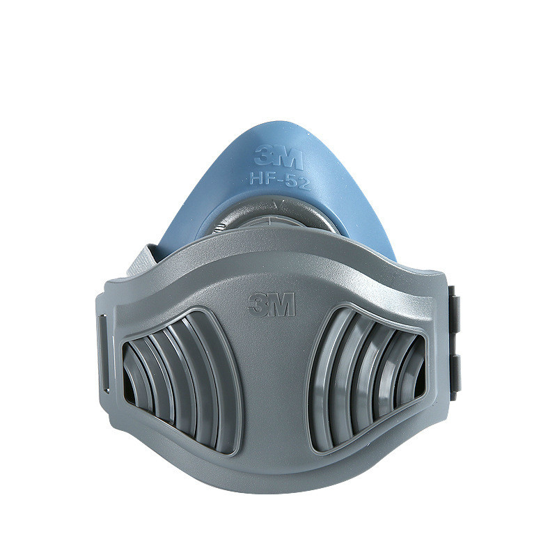 3M HF-52单罐硅胶半面罩防尘面具套装KN95级防工业粉尘雾霾PM2.5