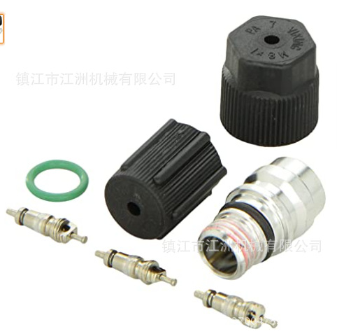 大众空调加氟口接头检修口制冷剂加注头R134a快速接口配件塑料帽