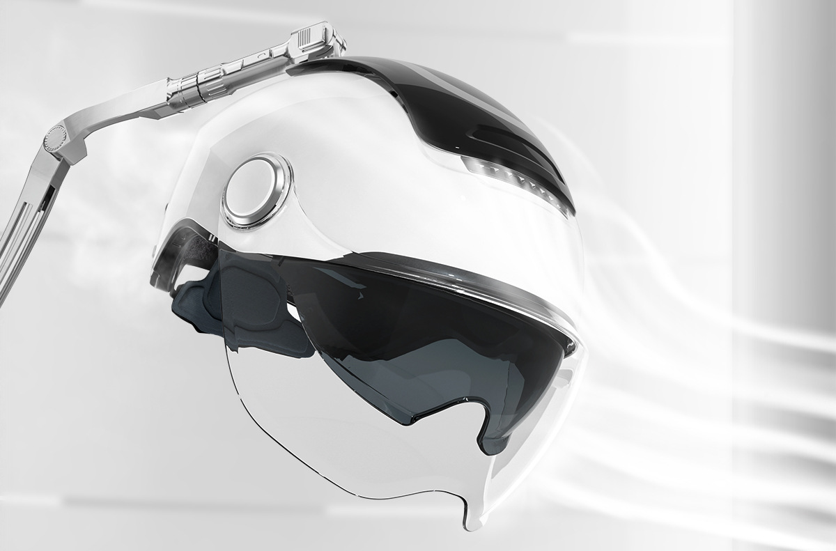 Two Little Bees 3C Certified Electric Motorcycle Helmet