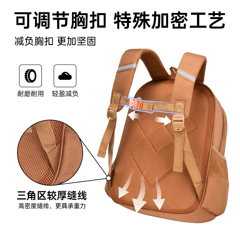 Mochila escolar para niños Rabubu, nueva niña, escuela primaria, dos, tres, cuatro y cinco años, dibujos animados, animación, reducción de la carga, mochila de protección de la columna