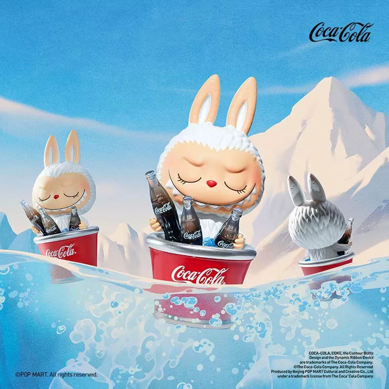 Bubble Mart THE MONSTERS Labu Bu Coca-Cola Series Figures Trendy Blind Box Gift