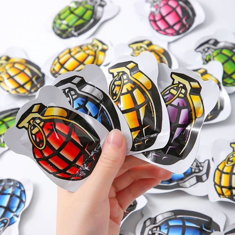 Модная вирусная самовзрывающаяся граната, забавная реалистичная игрушка-шутка, автоматическая надувная маленькая красочная граната, оптовая продажа, дропшиппинг