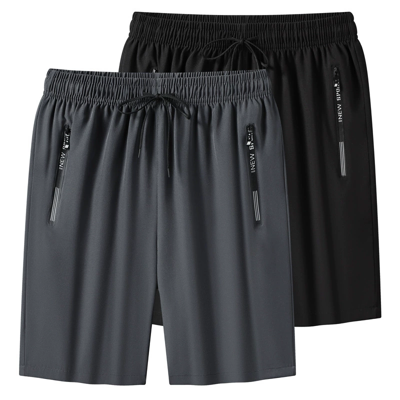 Шорты мужские летние новые крутые ощущения четырехсторонняя эластичная верхняя одежда пятые штаны модные повседневные спортивные штаны мужская одежда