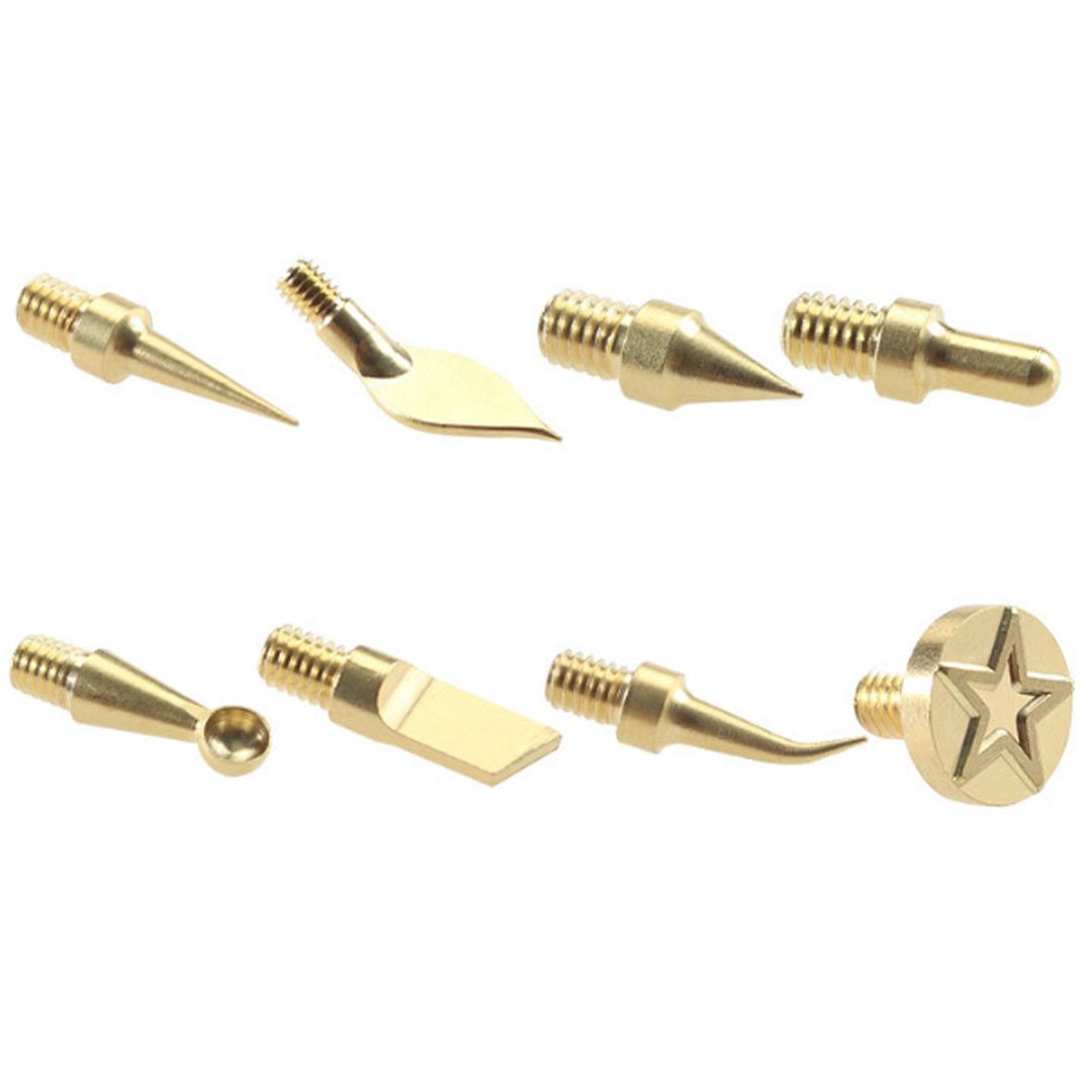 跨境8件套电烙铁烫画烙铁头批发烙画工具雕刻头电烙铁头