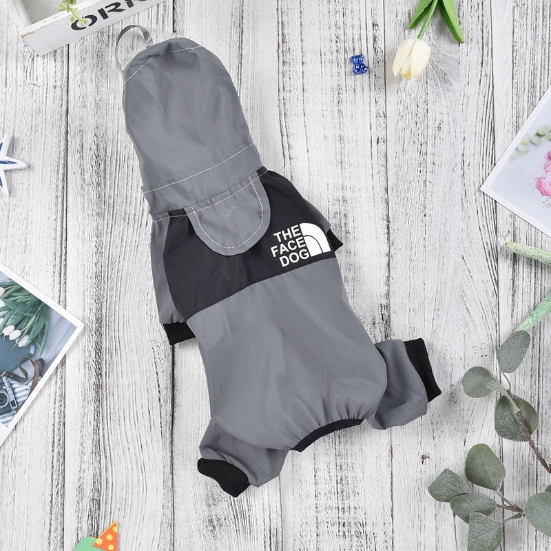 Дождевик светоотражающие собаки, ветрозащитные и дождевые четыре сезона универсальные новые весенние, летние, осенние и зимние дождевики маленькие и большие собаки