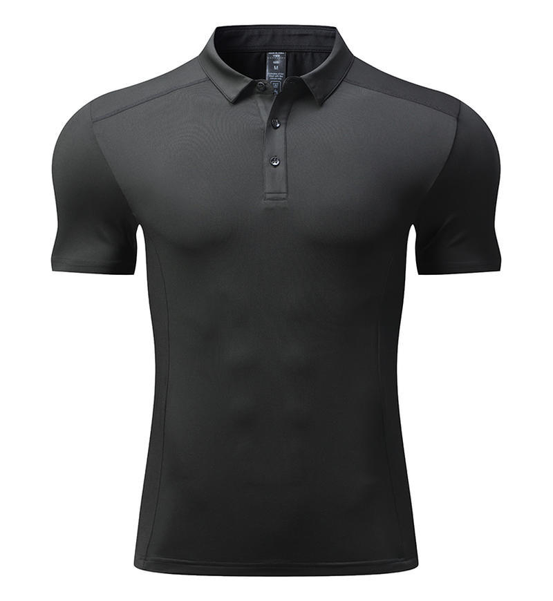 Camiseta de solapa de ropa de polo de hombro de alta gama para hombres