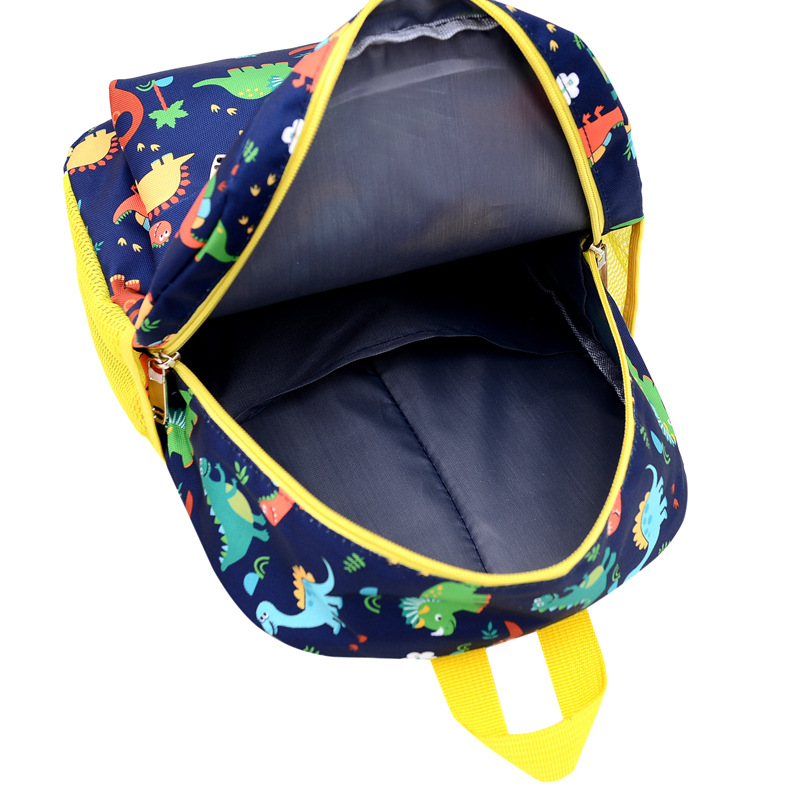 Nuevos niños mochila de dibujos animados dinosaurio kindergarten estudiante mochila Linda moda de gran capacidad de comercio exterior mochila