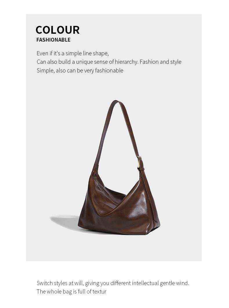 Elegant Large Capacity Soft Leather Hobo Shoulder Bag For Women_voghion.com