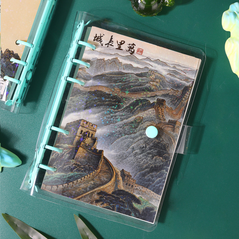 Great Wall of China Sanxingdui Large Figure Loose-Leaf Stamp Notebook, Special Stamp Collection Book, Creative Stamp Album
