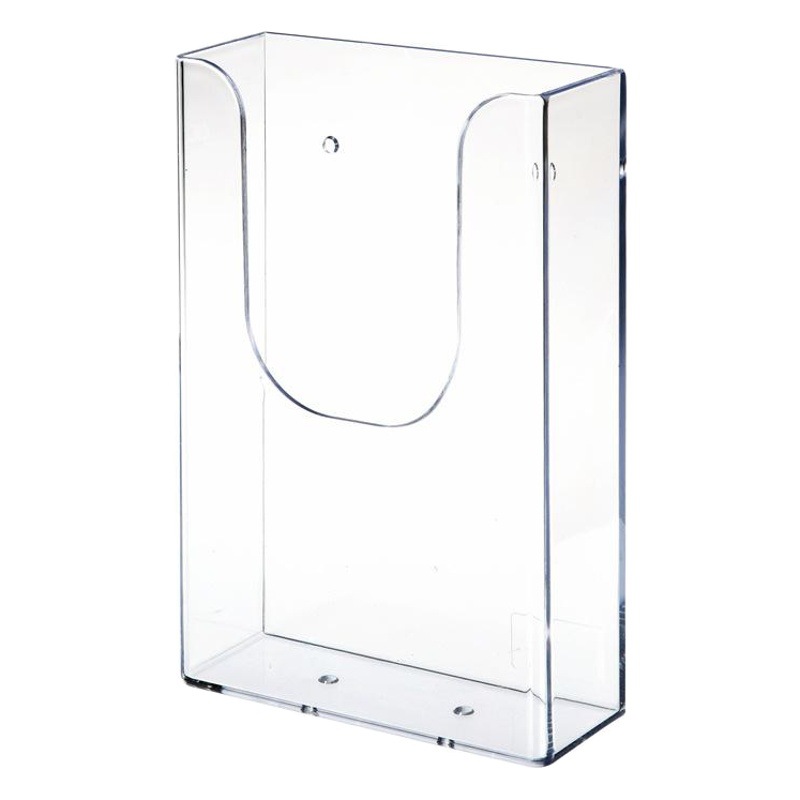Factory direct US Dido data rack 1/3A4 single-layer wall-mounted wall-mounted catalog rack transparent EX-12