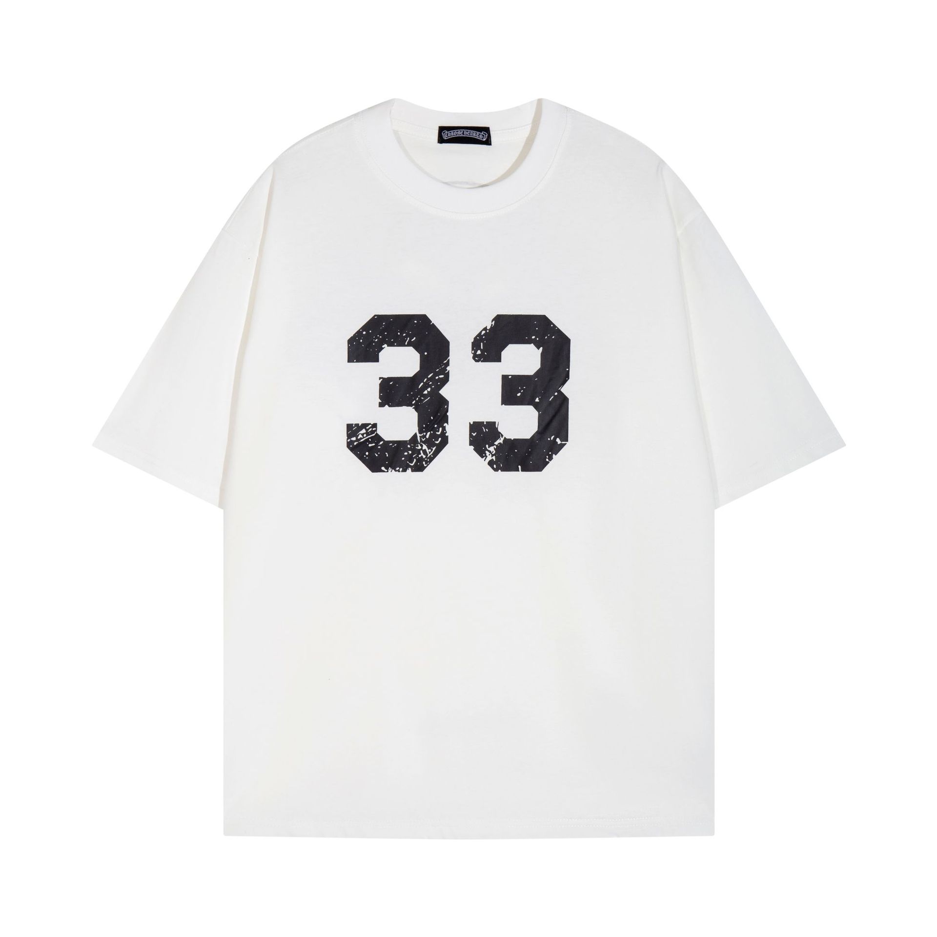 Chrome Heart 24 nuevo Crocodile de verano de moda europea y americana camiseta de manga corta para hombres y mujeres