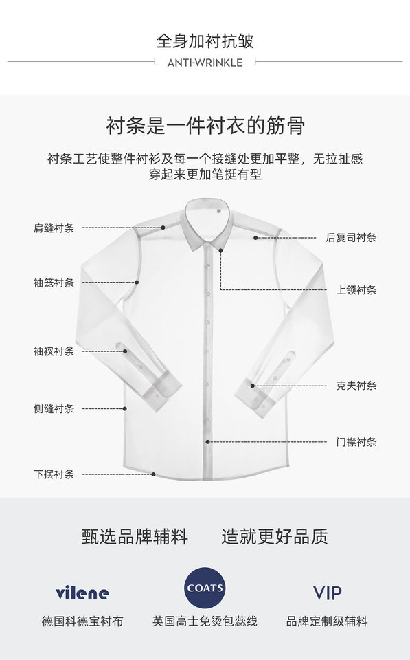 Áo sơ mi nam dài tay công sở cao cấp cổ phối màu, cotton 200 sợi chống nhăn — Sọc xanh lam - 210, Sọc xanh đậm-211 chi tiết 13
