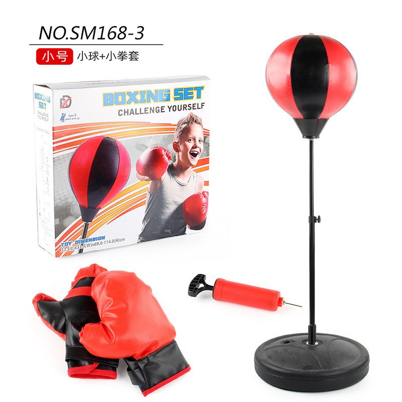 Boxeo infantil bolas de velocidad boxeo vertical bolas catárticas 110cm pequeña ventura de mesa boxeo bolas de velocidad juguetes