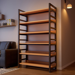 Bookshelf Rack Floor-Standing Home Integrated Wall-Mounted Living Room Shelf Display Shelf Student Library Simple Bookcase