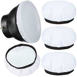7寸小灯通用影视闪光灯罩圆形布罩18cm标准摄影灯罩柔光罩标准罩