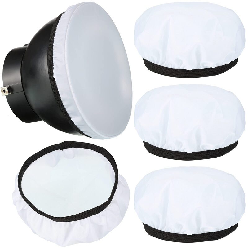 7-inch small lamp Universal film and television flash lampshade round cloth cover 18cm standard photography lampshade soft light cover standard cover