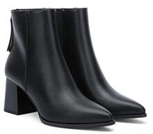 P 92056 Retro Pointed Toe Ankle Boots ���Ŷ�ѥ �羳ŷ��