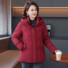 专柜时尚女装羽绒服高品质中老年妈妈装洋气新中式气质短款外套冬