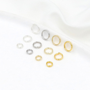 14K����ɫ�p���_��Ȧ����� �ֹ�diy �Ʒ����β�B��ȦB04