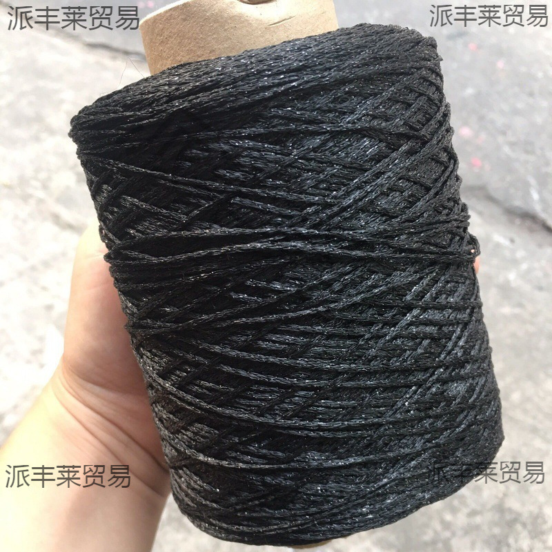 厂家直销金银线幻彩空心纱DIY手工钩针编织暴力熊玩偶头饰配线