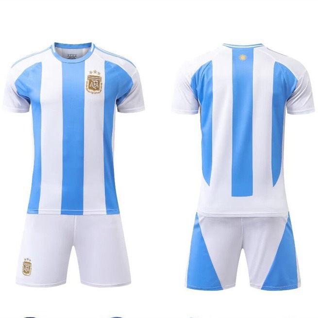 24 - 25B Casa Argentina Camisa de fútbol para niños Camisa de entrenamiento para adultos 14 yardas - 3XL