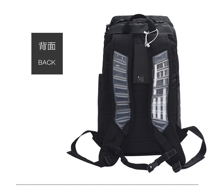 Elite Basketball Rucksack mit Luftpolster, Doppel-Schulterriemen, Luftkissen-Rucksack, Lastverteilung, großes Fassungsvermögen, Schülerrucksack, Reise-, Pendel- und Bergsteiger-Rucksack
