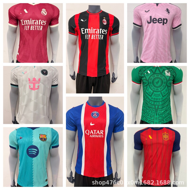 2627 new player version jersey club short-sleeve home and away football uniform source factory one-piece wholesale 2627 new player version jersey club short-sleeve home and away football uniform source factory one-piece wholesale