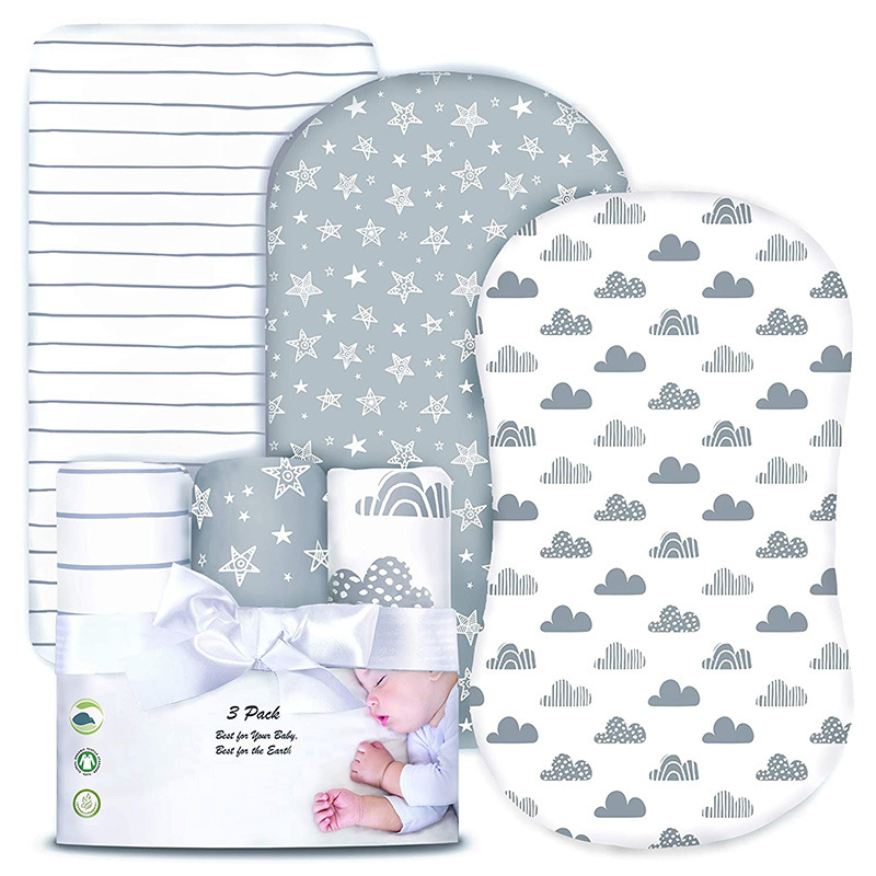 ebay cross-border knitted cotton baby bed hat cradle sheet bedside bed diaper changing cushion cover wish Amazon wholesale