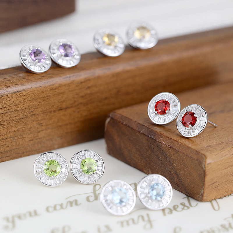 Pendientes de plata de ley S925 para mujer, lujo ligero, pendientes de alta gama que no se desvanece