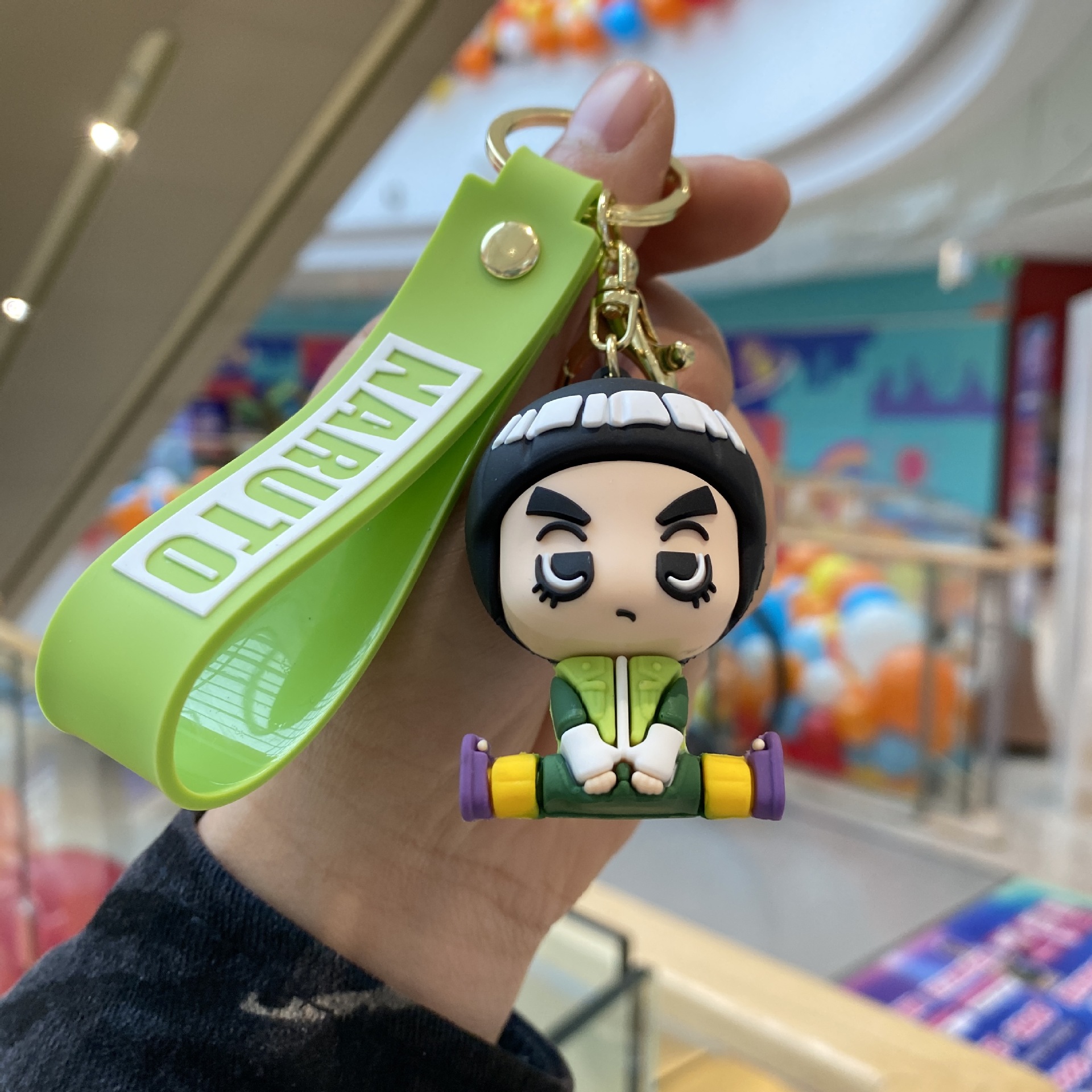 Lindo llavero Naruto muñeca de dibujos animados Naruto Kakashi clave colgante coche llavero al por mayor