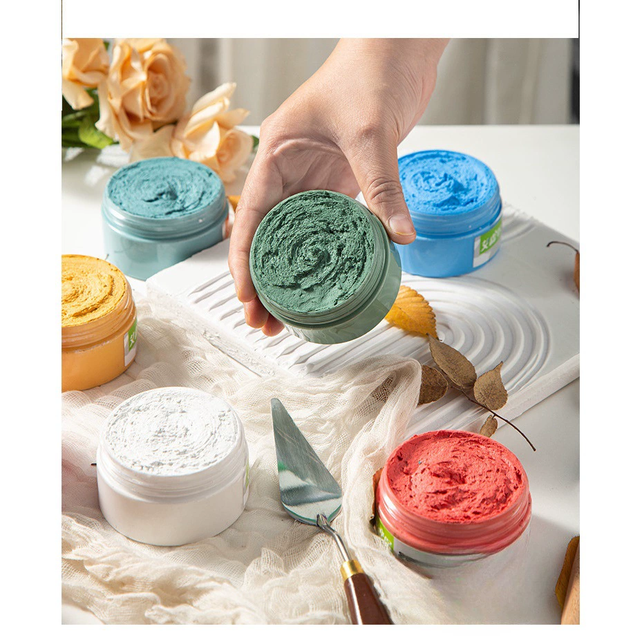 Инструмент для рельефной росписи, паста для творчества, ручная работа, пигмент, скульптура, текстура, глина для творчества, скребок, прямые продажи, набор для росписи