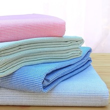 山东老粗布床单单件纯棉100三件套加厚棉麻单人宿舍品牌被单