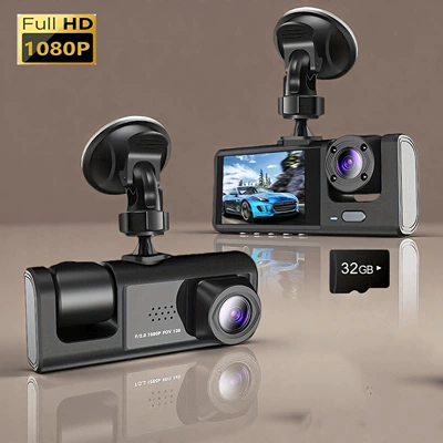 Parking Monitoring, Driving recorder - c309-dual-lens-without-wifi-32g-memory-card