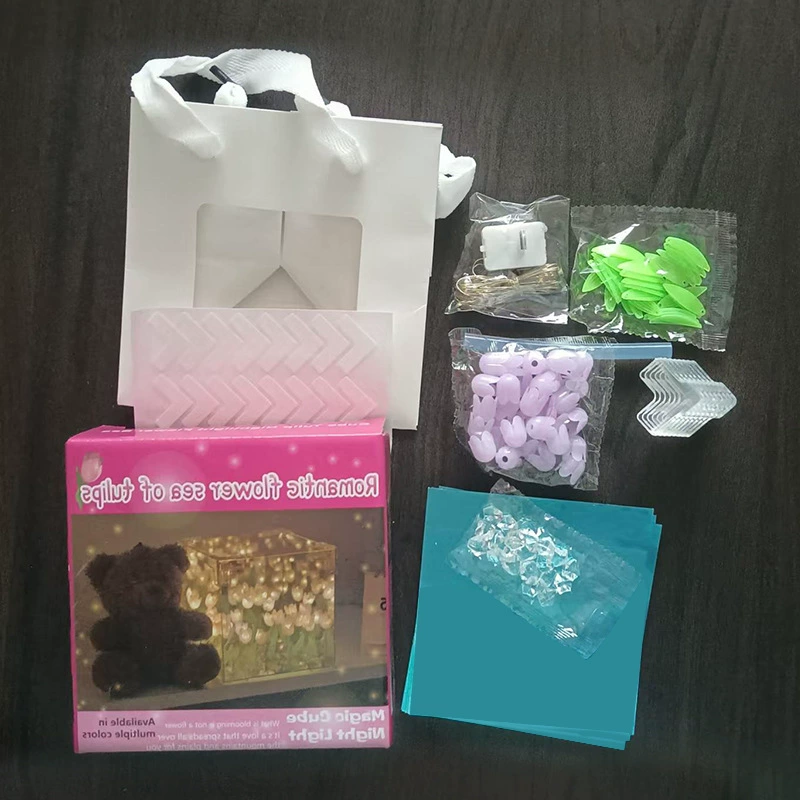 Rubik's cube, night light, materials set, DIY, Birthday gift, for beloved